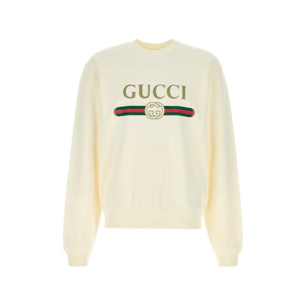 Gucci Men Gucci Fake Crewneck Sweatshirt